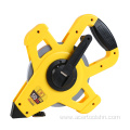 Wear-resistant rubber injection steel tape measure